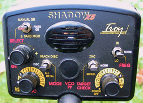 Troy Shadow X5 control panel